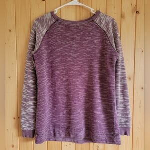 Y2K Champion Purple Long Sleeve Shirt Sz Med